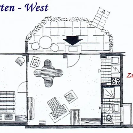 Haus Weissenburg Garten_west * Wenningstedt-Braderup